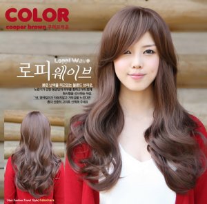 Woman long Wave COOPER BROWN Cosplay Hair Wig Wigs WL25