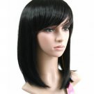 Woman Short  Black Cosplay Wigs & Cap WD04