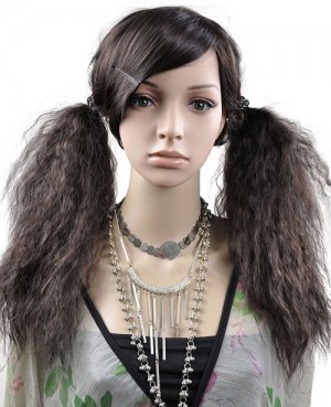LONG CORN SILK WAVE COSPLAY PARTY HAIR FULL WIGS WL55