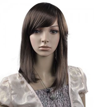 MEDIUM STRAIGHT COSPLAY EVERYDAY HAIR FULL WIGS WL70