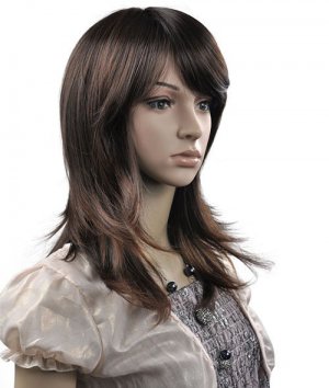 MEDIUM STRAIGHT COSPLAY EVERYDAY HAIR FULL WIGS WL71