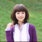 Woman  Short Dark Brown BOBO Fashion  Wigs With Wig Cap WD02