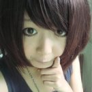 Woman Short Straight Brown  Fashion  Wigs With Wig Cap  WD07