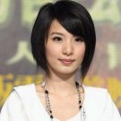 Woman Short Straight Black / Dark Brown Fashion Wigs With Wig Cap WD08