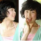 Woman Short  Wave  Black / Dark Brown Fashion  Wigs With Wig Cap WD16