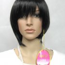 Woman Short Straight Dark Brown / Black Cosplay Wigs WD20