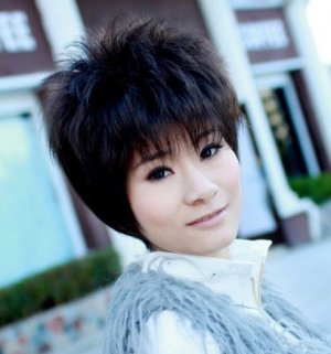 &Acirc;&nbsp;Dark Brown Short Wave Cosplay Party Hair Full wigs WD46