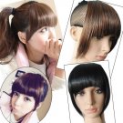 Girl's Hairpiece Clip-on Neat Bang Fringe Wigs Extensions PP01