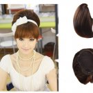 Girl's Big Hair Bun wig Hair Extensions For Bride PP06