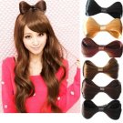 Girls Headband Hair Band Bowknot Butterfly Tie Hairpin Wigs Extension PP12