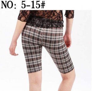 Render Pants Printing Cowboy Trousers Retro Grid Leggings T25