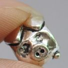 5pcs Pig Spacer Charm Beads Fits Bracelet Chain P157