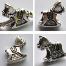 5pcs Horse Spacer Charm Beads Fits Bracelet Chain P159
