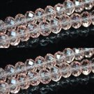 100pcs Faceted Glass Crystal Champagne Beads 6mm Fits Bracelet C10