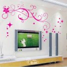 DIY Wall Art Deco Vinyl Decal Sticker Flowers WB15