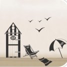 DIY Removable Wall Art Deco Decal Stickers Beach Sign WB46
