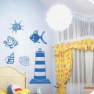 DIY Removable Wall Art Deco Decal Stickers Sea World WB47