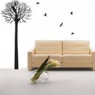 DIY Removable Art Deco Decal Wall Stickers Tree&Birds WB52 