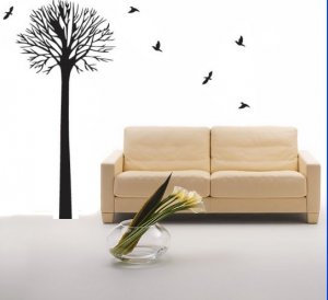 DIY Removable Art Deco Decal Wall&Acirc;&nbsp;Stickers Tree&Birds&Acirc;&nbsp;WB52&Acirc;&nbsp;