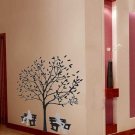 DIY Removable Art Deco Decal Wall Stickers Tree&Chairs WB51