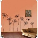 DIY Removable Art Deco Decal Wall Stickers Flower WB55 