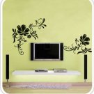 DIY Removable Wall Art Deco Decal Stickers Flower WB57