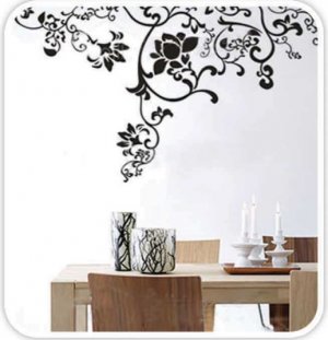DIY Removable Wall Art Deco Decal Stickers Flower&Acirc;&nbsp;WB58