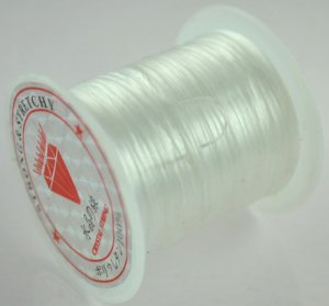1Roll Stretch & Strong White Crystal Line Jewelry Finding 126cm&Acirc;&nbsp;P212
