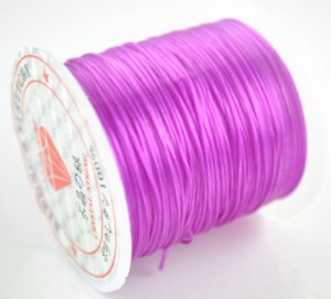 1Roll Stretch & Strong Darkvoilet Crystal Line Jewelry Finding 126cm&Acirc;&nbsp;P217