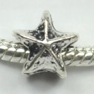 10pcs Silver Alloy Starfish Beads Charm Fits Bracelet P226