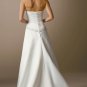 Free shipping!!Concise designs Strapless/A-Line/wedding gown YY012