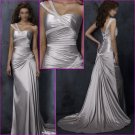 Recherche/One Spaghetti Srap/Satin/A-Line/Bridal Wedding Dress/YY135
