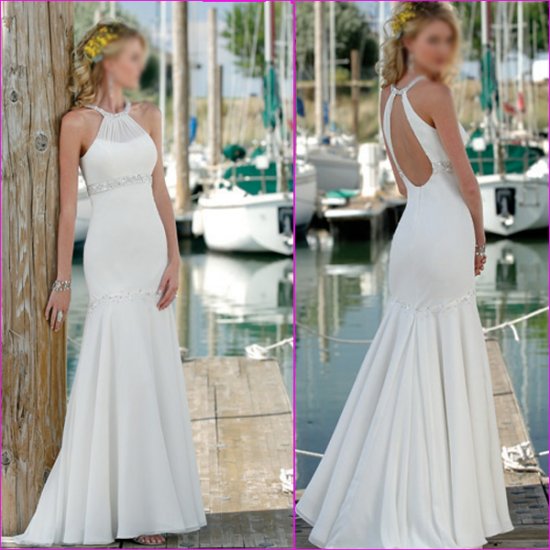 Free Shipping!!Recherche/Halter/Mermaid/wedding dress/YY144