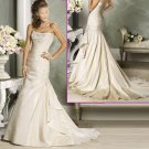 Elegant/Strapless/Taffeta /Appliques&Beadings/A-Line/Princess/Wedding Dress/YY186