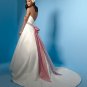 Concise/Strapless/Satin/A-line/Floor-Length/Wedding Dress/AA007