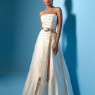 Concise/2010 New Design/Strapless/A-Line/Princess/Floor-Length/Wedding Gowns/AA009