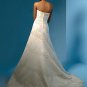 Free shipping/A-line/Strapless/Satin&Mesh/Floor-Length/Bridal Gown/AA023