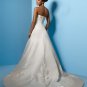 Elegant/Sleeveless/Satin/with Embroidery/A-Line/Princess/Floor-Length/Bridal Gown/AA032