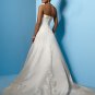 Elegant/Sleeveless/Satin/with Embroidery/A-Line/Princess/Floor-Length/Bridal Gown/AA032