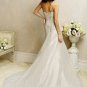 Graceful/Straples/Taffeta with Beading/A-Line/Princess/Floor Length/Wedding Dress/BR009