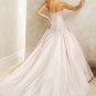 Lovely/Strapless/Satin with Appliques/Ball Gown/Floor Length/Wedding Dress/BR017