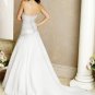 Recherche/Strapless/Satin&Organza/with Beading/A-Line/Princess/Floor Length/Wedding Dress/BR034