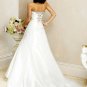 Elegant/Strapless/A-Line/Princess/Custom-made/Free color/wedding Dress/BR039