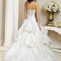 Tasteful/Strapless/A-Line/Princess/Floor Length/Custom-made/Wedding Dress/BR040