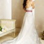 Exquisite/Strapless/Satin/A-Line/Princess/Custom Made/Free Color/Bridal Wedding Dress/BR048