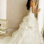 Decent/Strapless/Satin/A-Line/Princess/Floor Length/Custom Made/Wedding Dress/BR055