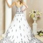 Recherche/Speghetti Strap/A-Line/Princess/Floor Length/Custom-made/Wedding Dress/BR060