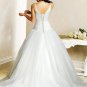 Elegant/Satin/Sweetheart Neckline/A-Line/Princess/Custom-made/Bridal Gown/BR064