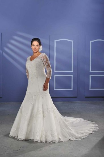 Elegant/Long Sleeves/Sweetheart Neckline/A-Line/Princess/Bridal Gown/PS001