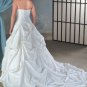 Recherche/Strapless/Taffeta/A-Line/Princess/Custom-made/plus size/Wedding Dress/PS016